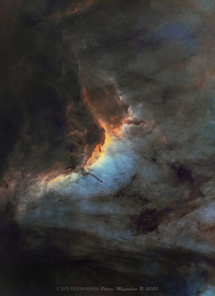 Pelican Nebula (IC 5070), starless